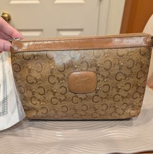 Celine Macadam Clutch Bag w COA EUC